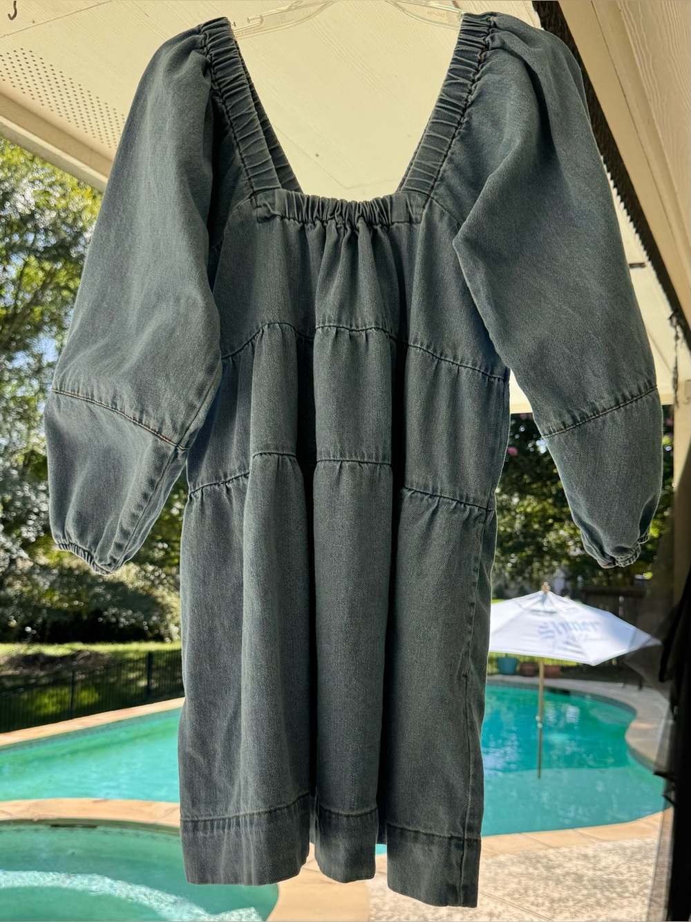 FREE PEOPLE Lou Jean Denim Babydoll Dress, size Small - Picture 2 of 13